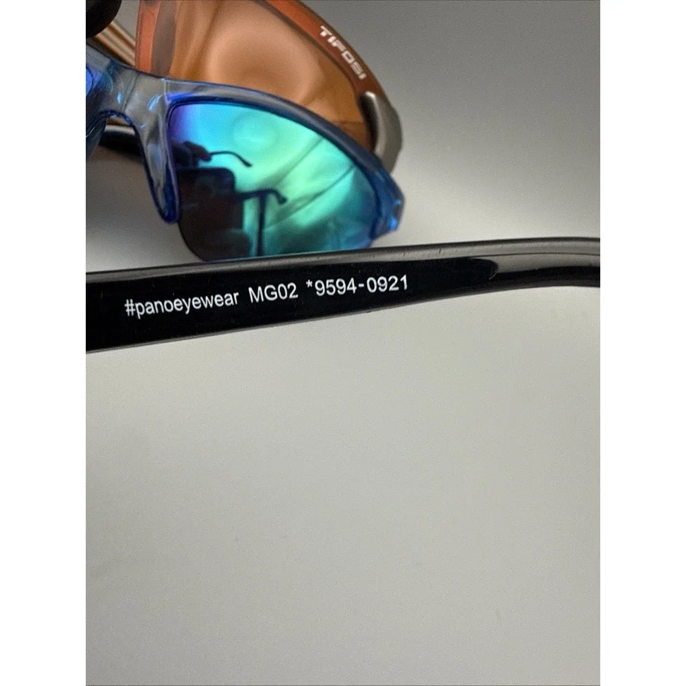Lot of 3 Authentic Tifosi & Mongoose Sunglasses- Ble & Silver Cycling Polarized